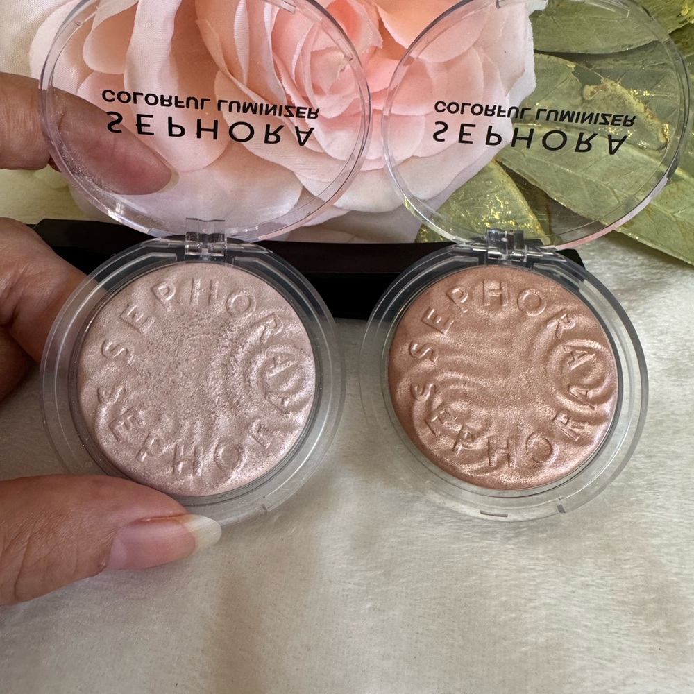 Sephora 2 COLORFUL LUMINIZER COLORS 02 SPARKLING HONEY AND 06 ROSE QUARTZ - Picture 4 of 9